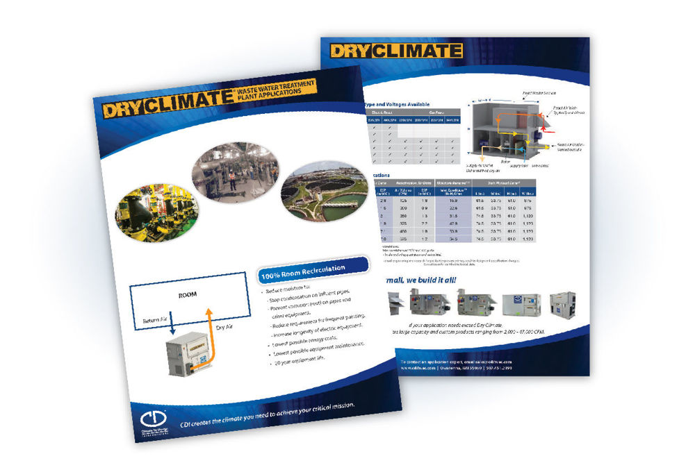 Dry Climate Waste Water Treatment Plant Application Flyer